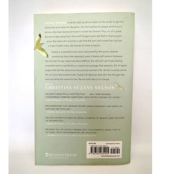 Shaped by the Waves, a novel by Christina Suzann Nelson   Paperback - Picture 2 of 2
